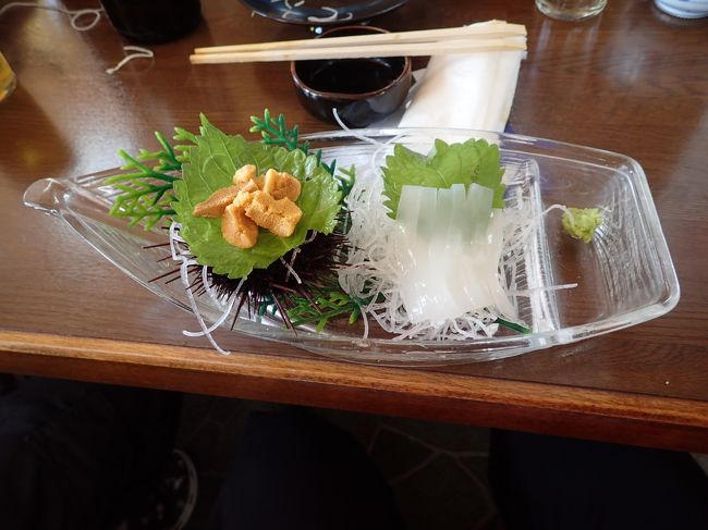 赤雲丹だそうです。<br />とっても甘いので、醤油など絶対着けないようにと、食べ方を注意されました。