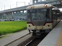 富山地方鉄道。
レトロ感漂う電車。