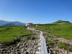 木道と五色ヶ原山荘