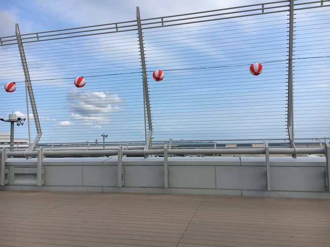 上司の到着をセントレアの展望デッキで待つ。飛行機好きにはたまらない^_^