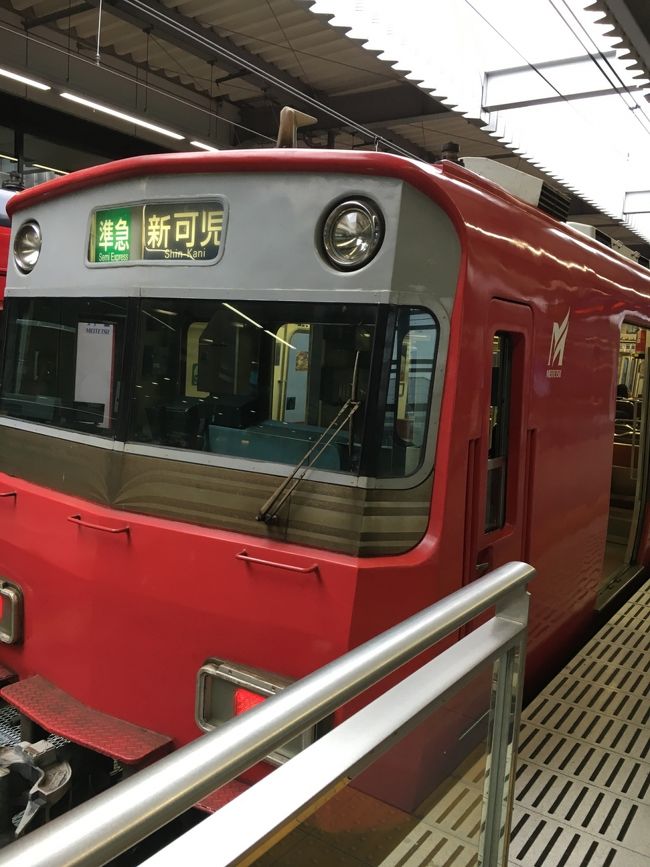 実は電車も大好き(*^_^*)<br />名鉄でいざ名古屋へ！