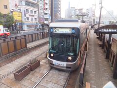 この日はＪＲで移動。ということでホテルから長崎駅までは路面電車で移動します。