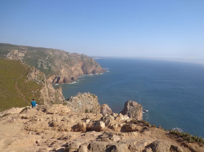 この海の向こうはアメリカなのね。。<br />ポルトガルから7時間弱でアメリカに行けると聞きました