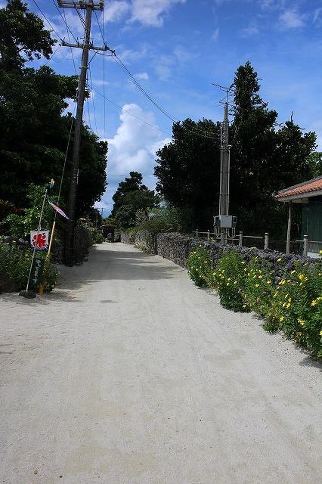 石垣に赤瓦、竹富に来たって感じしますよね。
