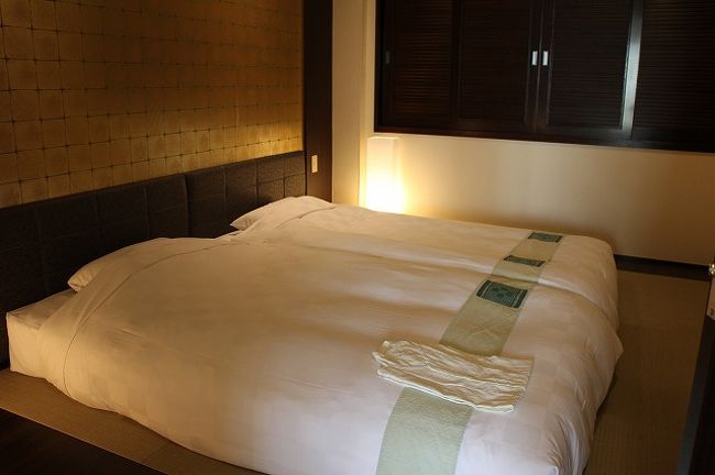 琉球畳のお部屋もありました。<br />私と子供達はこちらを使用、主人はベッドを。<br />