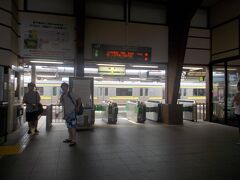 銚子駅。　８：５３着。