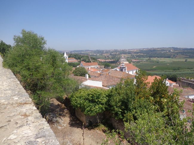 城壁の下の景色<br />落ちたら、ひとたまりもありません