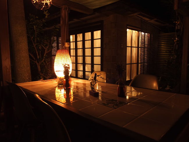 テーブルの上もオシャレです。