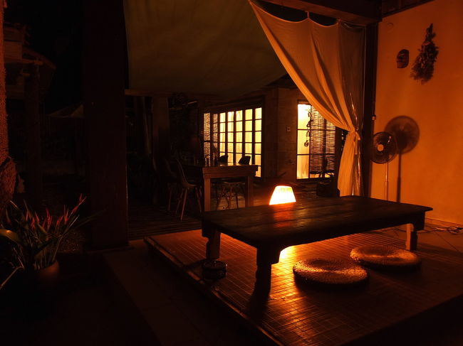 宿に戻ると、<br />ぼうぅっと暖かい灯が燈っていました。