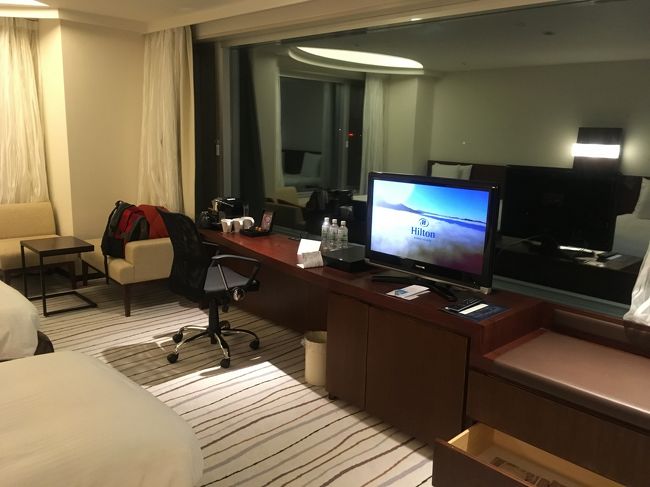 ヒルトンニセコビレッジの３人部屋２<br />アップグレードしたので、開放感のある角部屋になりました。