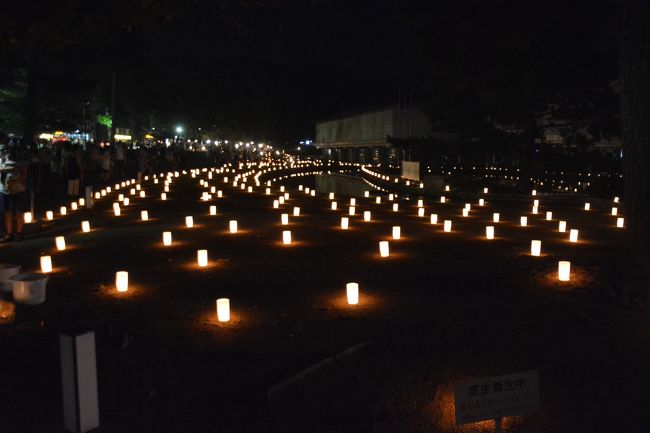 国立奈良博物館前の万燈籠