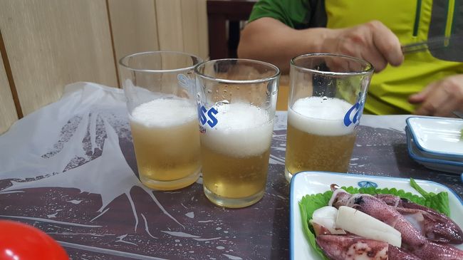 さぁ、乾杯〜〜！