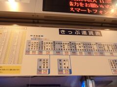 品川駅に到着。　京急線を利用するため、こちらの窓口に並びます。