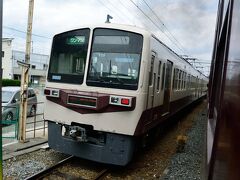 影森駅で留置されていた急行用電車。
これは、昔の車両のカラーを再現したリバイバルカラー色車。