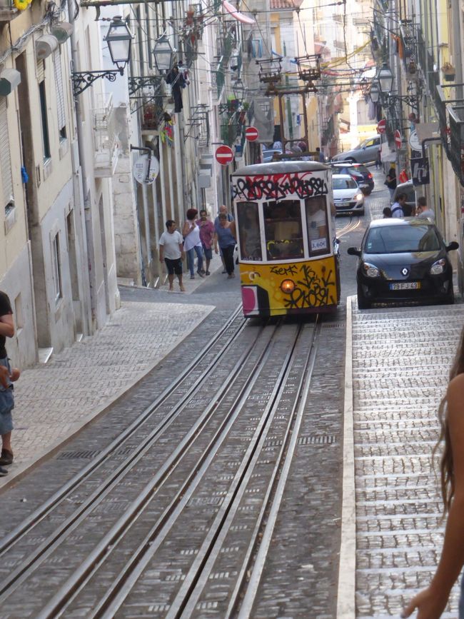 ピカのケーブルカー<br />落書きされてて残念。