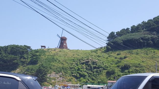 冬に来た風の丘の風車が見えます。<br />ここの近くに来るまでがまぁ車がすごいのなんのって…<br />渋滞で全然進まなかった。