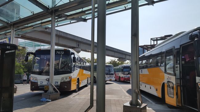 釜山西部バスターミナルに到着。<br />田舎旅は終了で、ここから釜山を楽しみます！