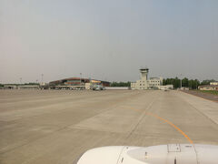 とかち帯広空港に到着しました。
ここも小さい空港ですね。