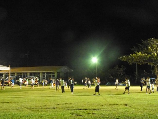 食後は、昨日に続いてエイサー練習見学へ。やっぱりリズムが心地良いです。