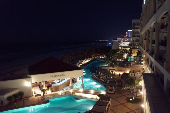 ベランダからの夜の景色