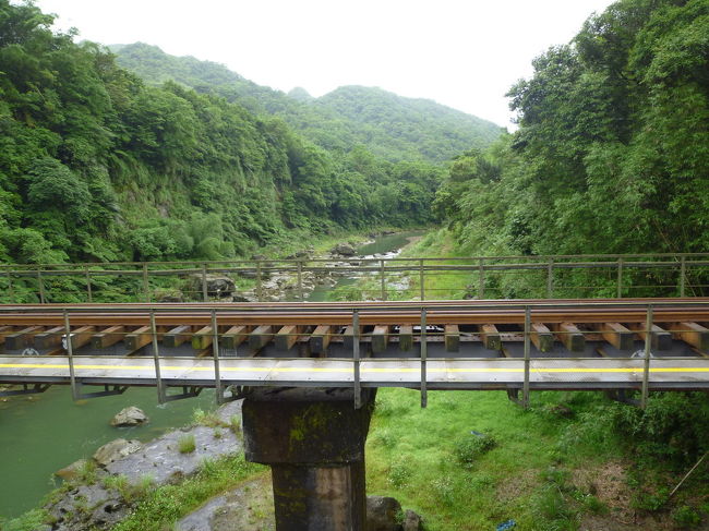 十分瀑布公園の風景<br /><br />橋から見る景色