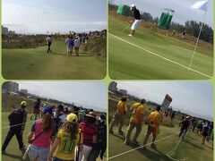 実にノンビリ〜。ギャラリーも少ない。

ジカ熱やら治安と、事前危険情報が余りにも大げさすぎ.....沢山の有名選手たちが棄権する中.......大山選手、鈴木選手ごくろう様でした〜！あなた方は国の誇りです！

