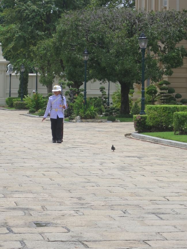 柵内から衛兵さんがキター！<br />もしや交替時間か！！