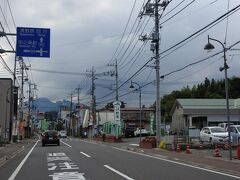 渋川ICから約33分で中之条駅前を通過。なかなか順調な走り。
