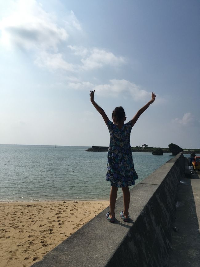 台風10号を心配していたけど、こんなにいい天気！しかも、物凄い暑さです！<br />我が娘、かなりの晴れ女のお陰で、、去年同様、台風の合間の快晴！