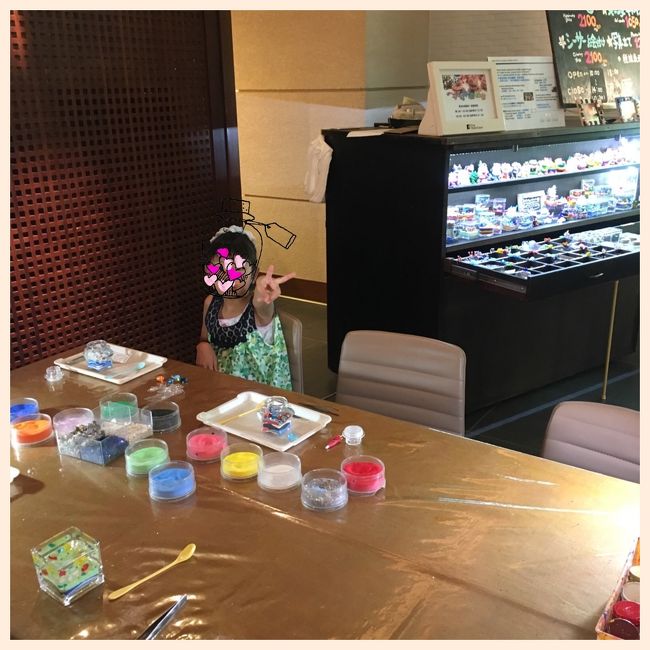 もうすぐ完成〜<br />チェックアウトの時に完成品を渡してくれるそうです。楽しみ！