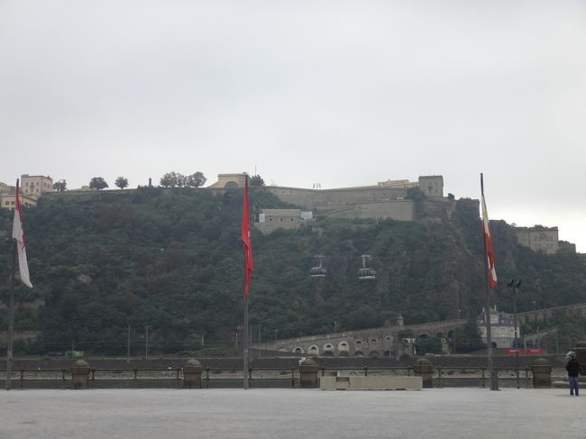 ドイツの街、コブレンツは「父なるライン川」と「母なるモーゼル川」が合流する地点にあります。