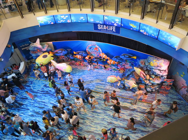 地下の水族館も入場料が日本並みに高い！