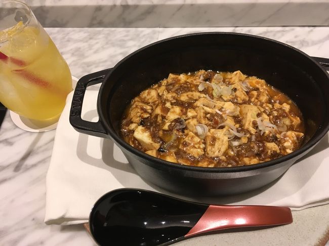 大好きな麻婆豆腐を選びました。辛さも調整してくれて、美味しく食べてくれました。