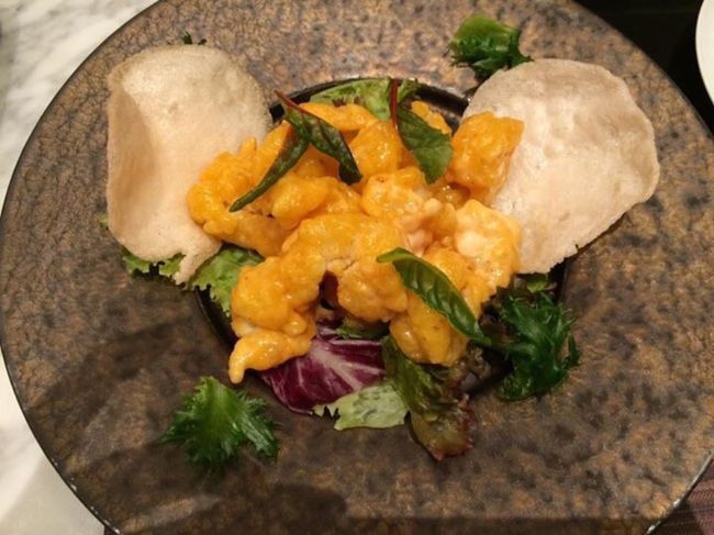 メニューにはなかったけど、パパ大好きな海老マヨを作ってもらえました。