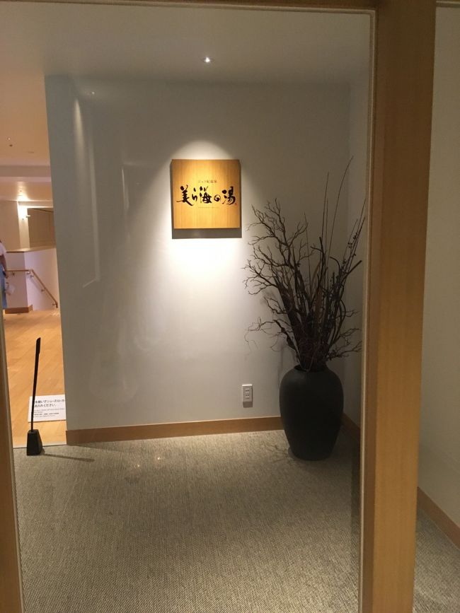 ご飯の後は、、ホテル5Fにあるジュラ紀温泉 美ら海の湯へ！