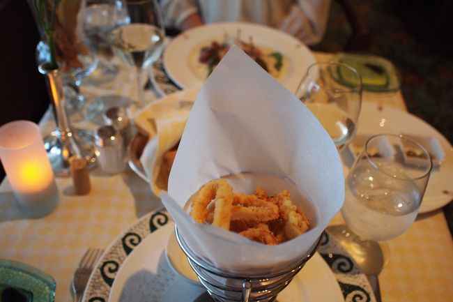 カラマリ。さくっと揚げたてで美味しかった！