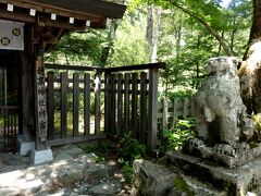 もちろん穂高神社奥宮にお参りも。