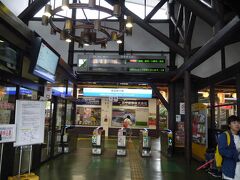 西武秩父駅の改札です。