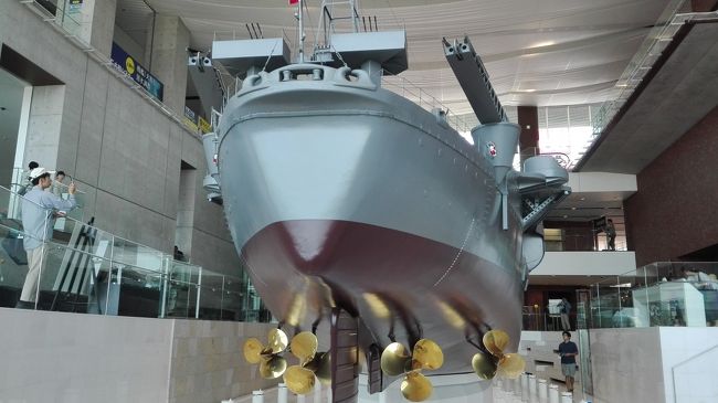 スクリューも大きい。さすが大和。