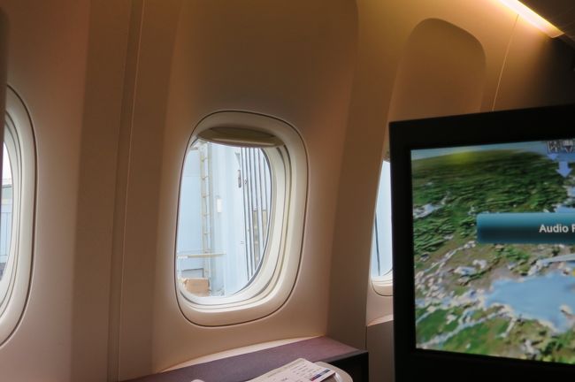 8/9日。いつもは名古屋発だが、今回は満席だったので、関空発で香港まで。<br />いきなりトラブル発生で。携帯を忘れてしまった。予定では10時発の便なので、8時には関空に着く予定が9時到着。カウンターでチケットを発券してもらった際に、手荷物検査の列を見たら長蛇の列。そりゃ、夏休みだもんね。「これ、間に合うかな？」と聞くと、「うーん…」と考え込むキャセイのスタッフ。では特別にと、優先レーンのパスをもらい何とか搭乗に間に合った。(搭乗口についたのが9時30ごろ)<br /><br />香港まではエコノミーで、香港-ボストン間はビジネス。(昨年プレエコ予約してたが機材変更でエコになった際にもらった、魔法のアップグレードカード使用)<br />そりゃこの先リオまでは長いですから。<br />16時間のフライトも熟睡。<br />