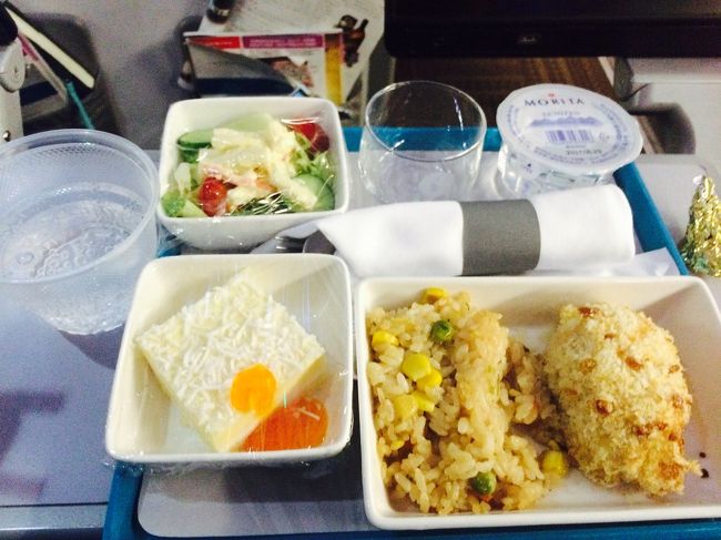 機内食も、前回乗ったデルタより<br />全然イケました！<br />少し、映画を見てから 明日の為に<br />睡眠です。
