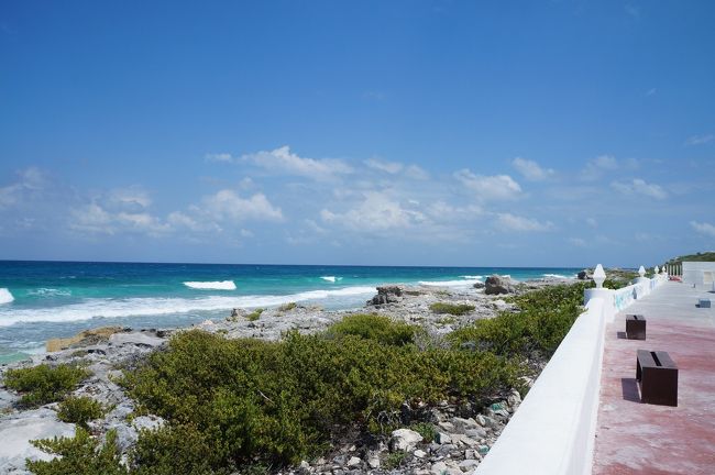 外海は意外と波がありますね。<br />綺麗な景色です。