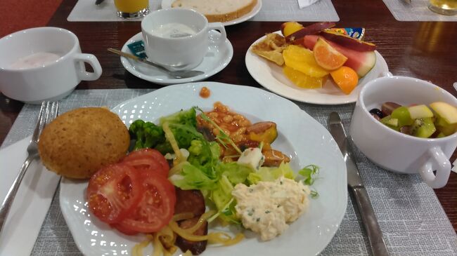   朝食ブッフェ<br />種類も多く美味しかった。