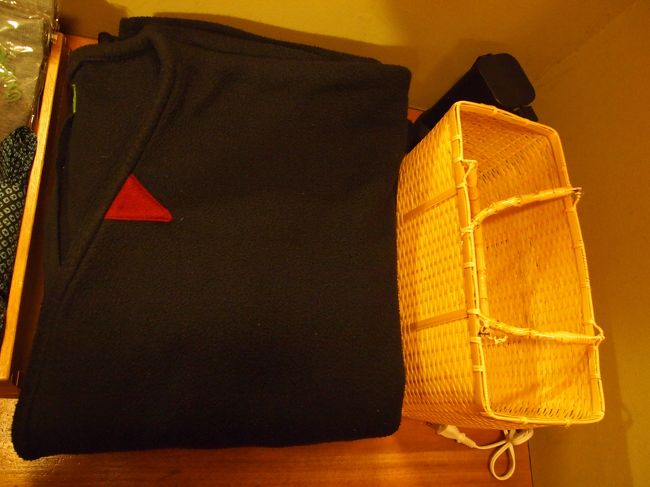 滞在中使えるかごバッグ。