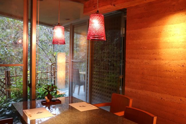 朝食会場です。