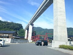 道中の餘部鉄橋