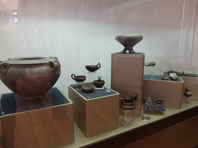 紀元前10～6世紀、鉄器時代の展示とか。