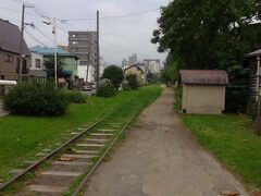 これも有名な旧手宮線。

北海道最初の鉄道だったとかーー。