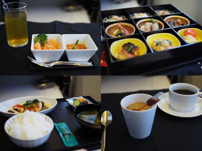 このときはアップグレード予約ができて、ビジネスクラスで搭乗。<br />仏人が多かったようですが、空席もちらほら・・・。<br /><br />機内食も美味しくて、シートはフラットにもなり、プライバシーも保たれて、映画を観ようとしても、ほぼぐっすり。<br />