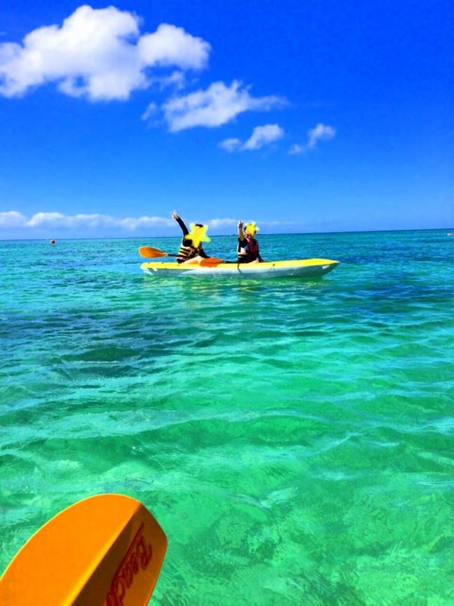 <br /><br />クラブメッドでは、アクティビティーも付いています。<br /><br /><br />残念ながら、今年は 人数がおおくて<br /><br />楽しみにしてた ボートで沖まで行っての<br /><br />シュノーケルが 出来ませんでした…<br /><br /><br /><br />仕方ないので、カヌーで遊びましたが<br /><br />めちゃめちゃ楽しめましたよ〜